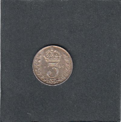 Beschrijving: 3 Pence EDWARD V